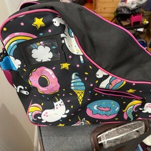 Pacer Skate Bag Unicorns & Donuts for Quad Roller Inlines Skates/Ice Skate